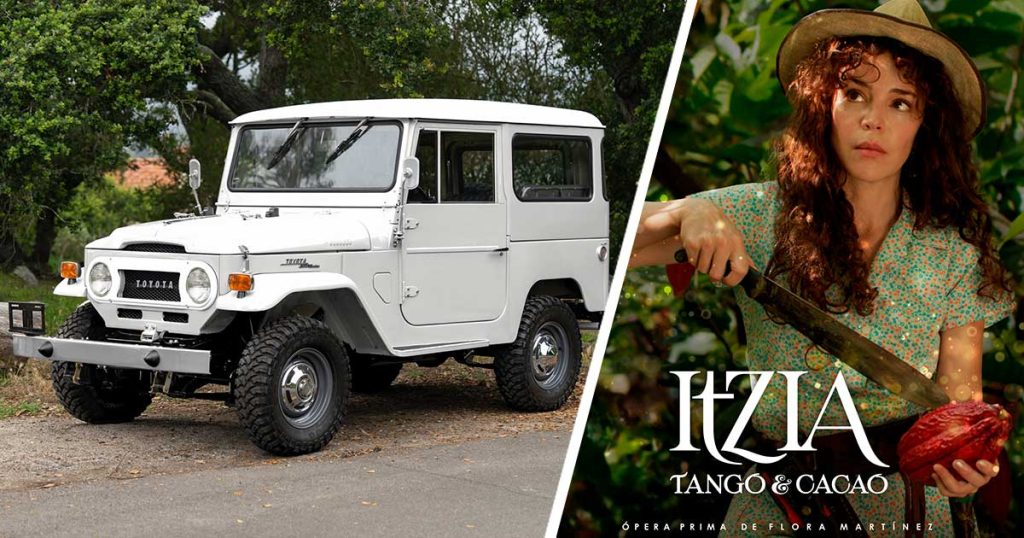 La Toyota Land Cruiser FJ40 que debuta en la película colombiana Itzia