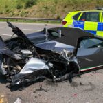 Lamborghini Huracán Spyder accidente