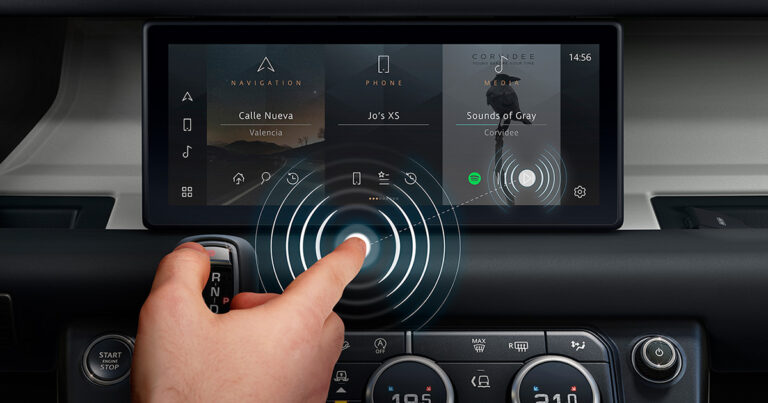 pantalla táctil Jaguar Land Rover