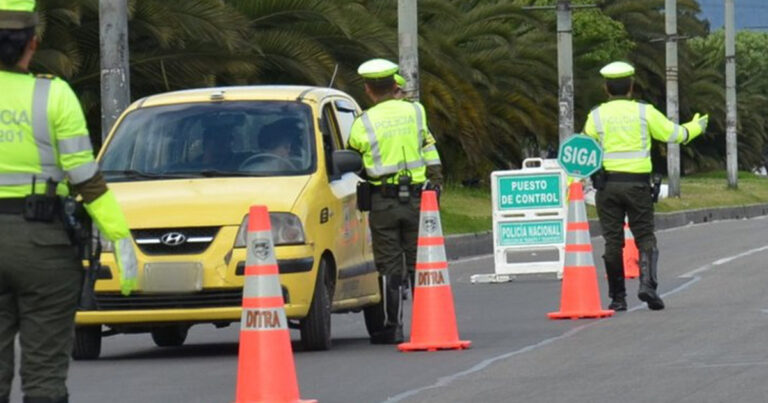 Bogotá Policía Tránsito