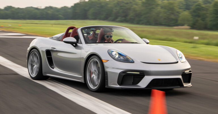 Porsche récord slalom