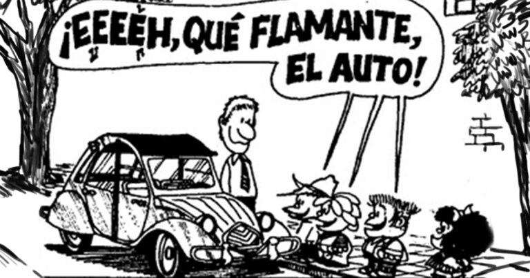 Recordando a Quino: este es el Citroën 2CV de Mafalda y su familia