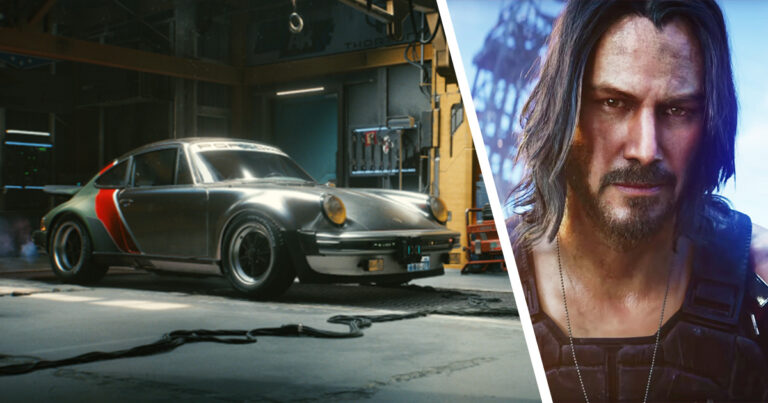 Keanu Reeves manejará este Porsche 911 Turbo en Cyberpunk 2077