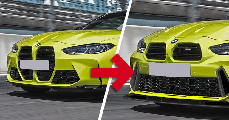 BMW M4 frontal tuning