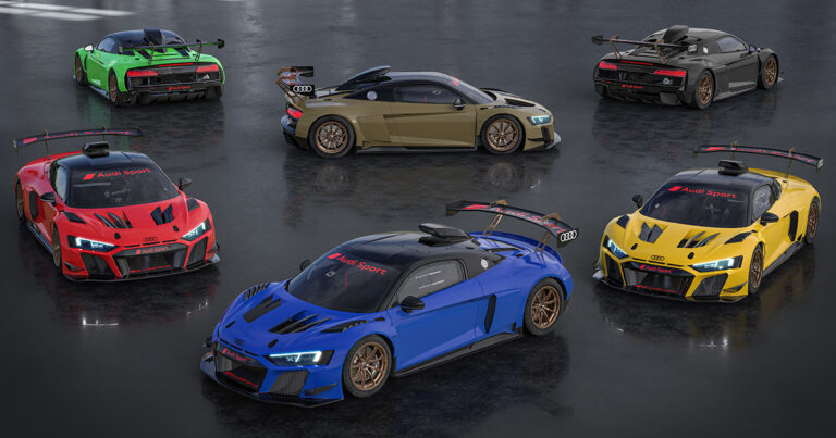 Audi R8 GT2 Colores