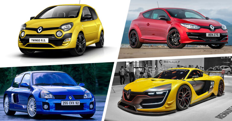 7 Renault icónicos que seguro superan los 180 km/h de velocidad máxima (y 3 que no)