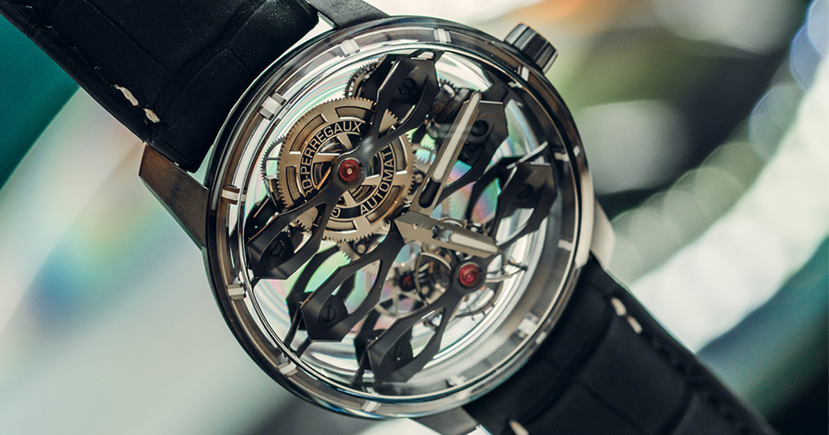 Aston Martin y Girard-Perregaux crearon el un reloj transparente de tres puentes - Fuel Car