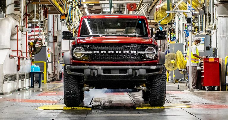 Ford Bronco producción