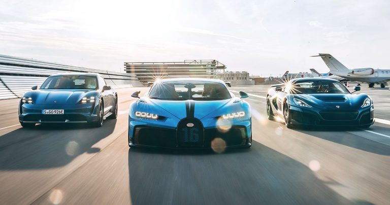 Bugatti Rimac Porsche