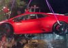 Lamborghini accidente lago
