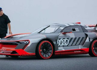 Audi y Ken Block le dan vida al retrofuturista S1 e-tron Quattro Hoonitron concept Audi Quattro Hoonitron concept
