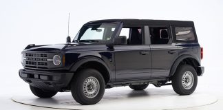 Ford Bronco IIHS