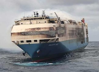 Barco Felicity Ace se hundió