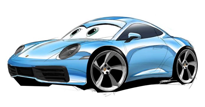 Porsche 911 Cars Pixar