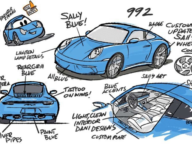 Porsche 911 Cars Pixar 6