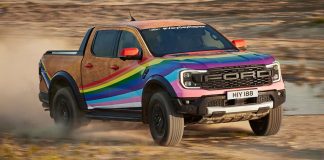 Ford Ranger Raptor gay Goodwood