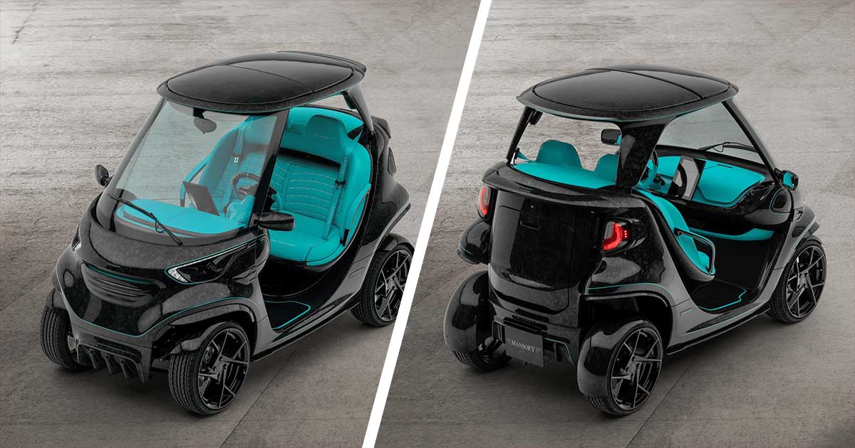Mansory decidió un carro de golf eléctrico… con todo y bodykit -