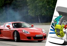 Porsche Carrera GT suspensión