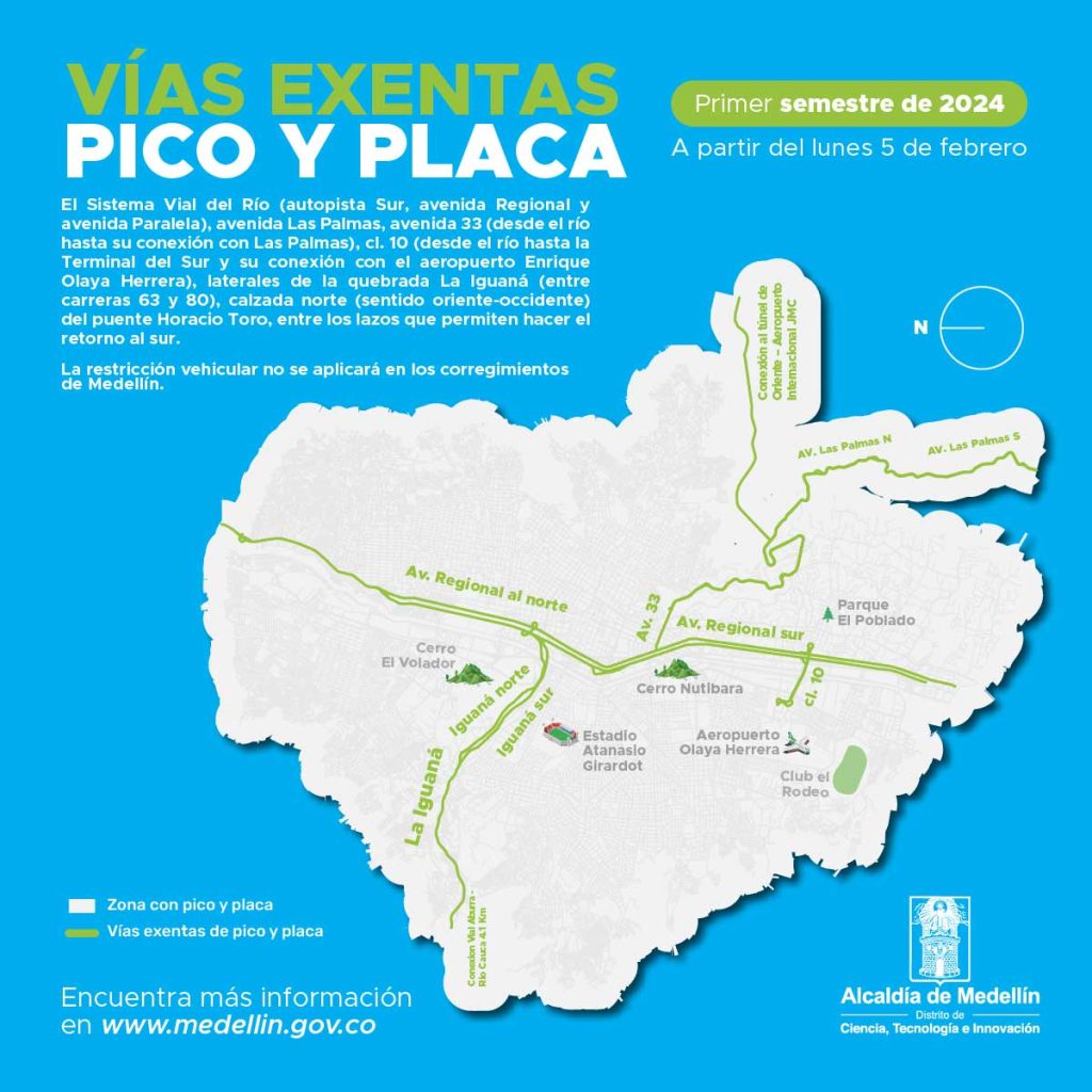 Pico-y-placa-Medellín-2024