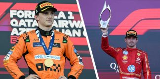 F1-Azerbaiyán-2024-Piastri-Leclerc