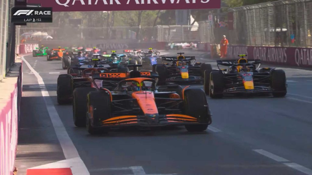 F1-Azerbaiyán-2024-Piastri-Leclerc