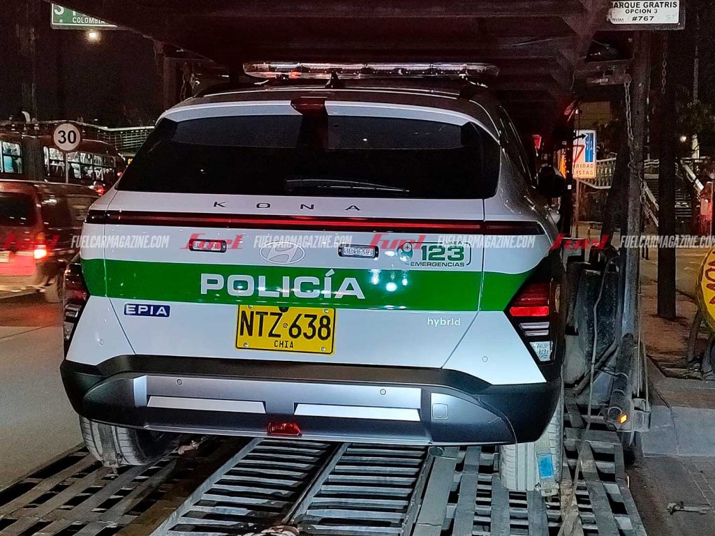 Hyundai-Kona-híbrida-patrulla-policía-Colombia