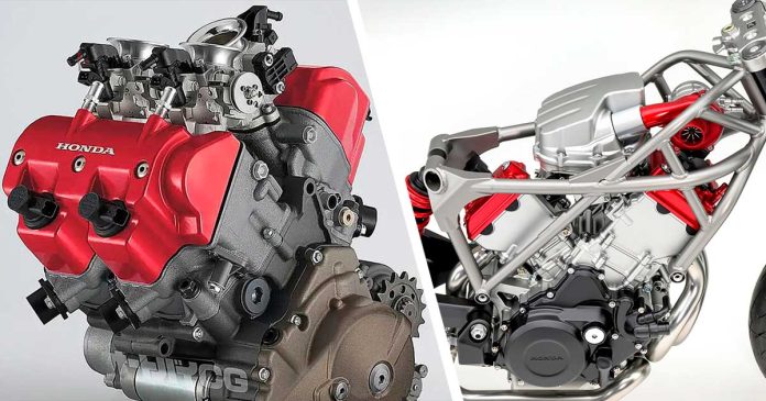 Honda-motor-V3-motocicleta