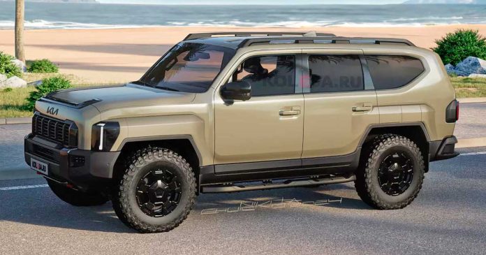 Kia-Tasman-SUV-render-rumor