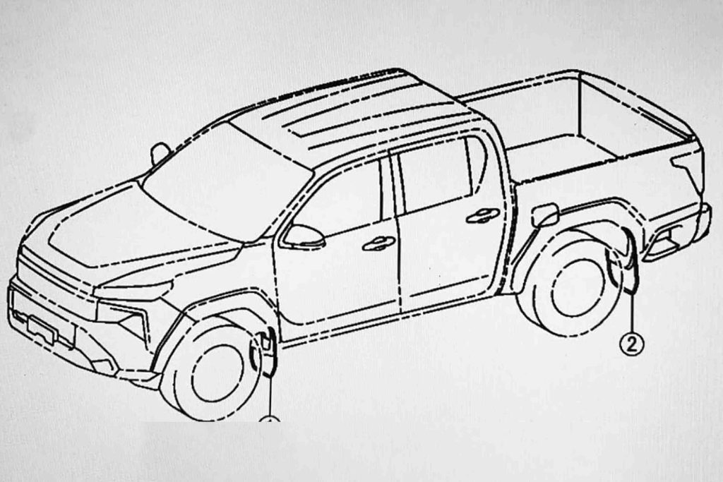 Toyota Hilux 2026 boceto