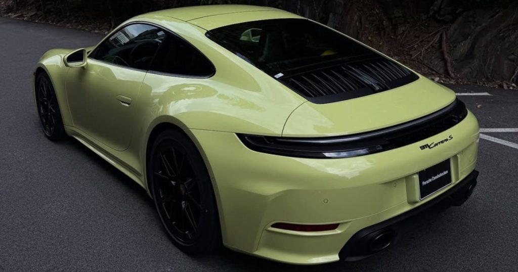 Porsche Cartagena Yellow color