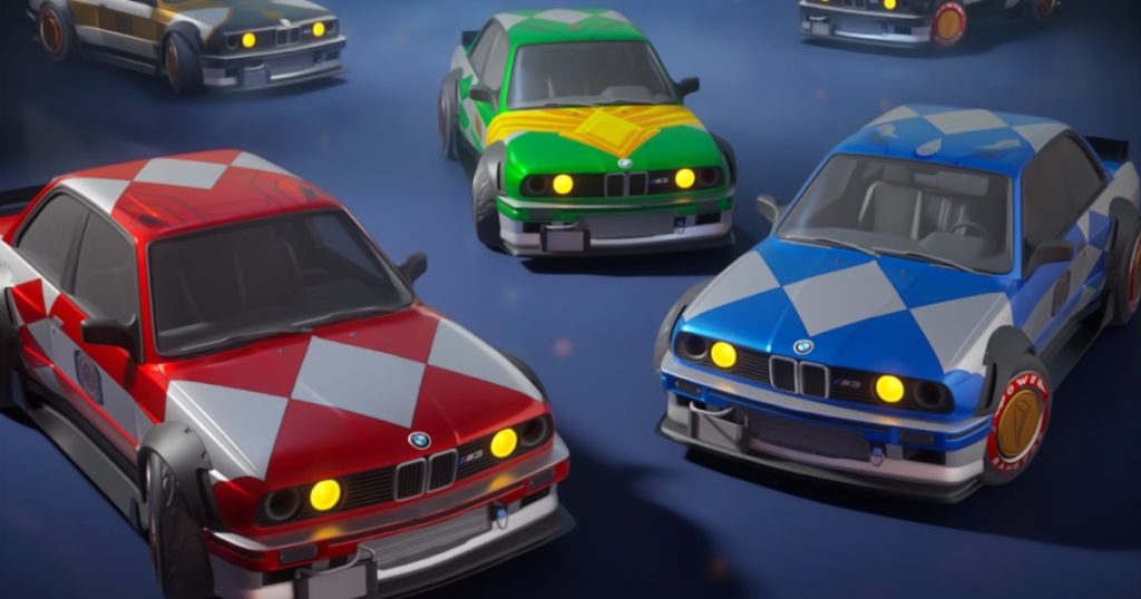 BMW M3 E30 Fortnite Power Rangers