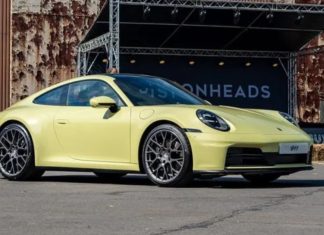 Porsche Cartagena Yellow color