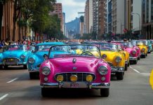 Desfile de Autos Clásicos y Antiguos Bogotá