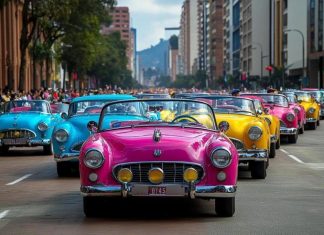 Desfile de Autos Clásicos y Antiguos Bogotá