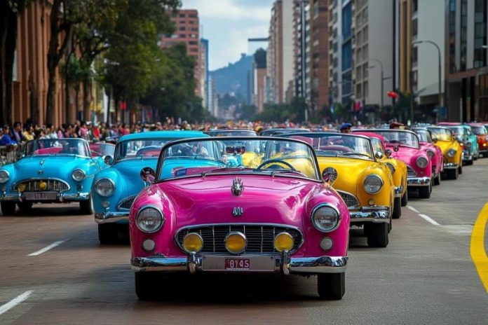 Desfile de Autos Clásicos y Antiguos Bogotá