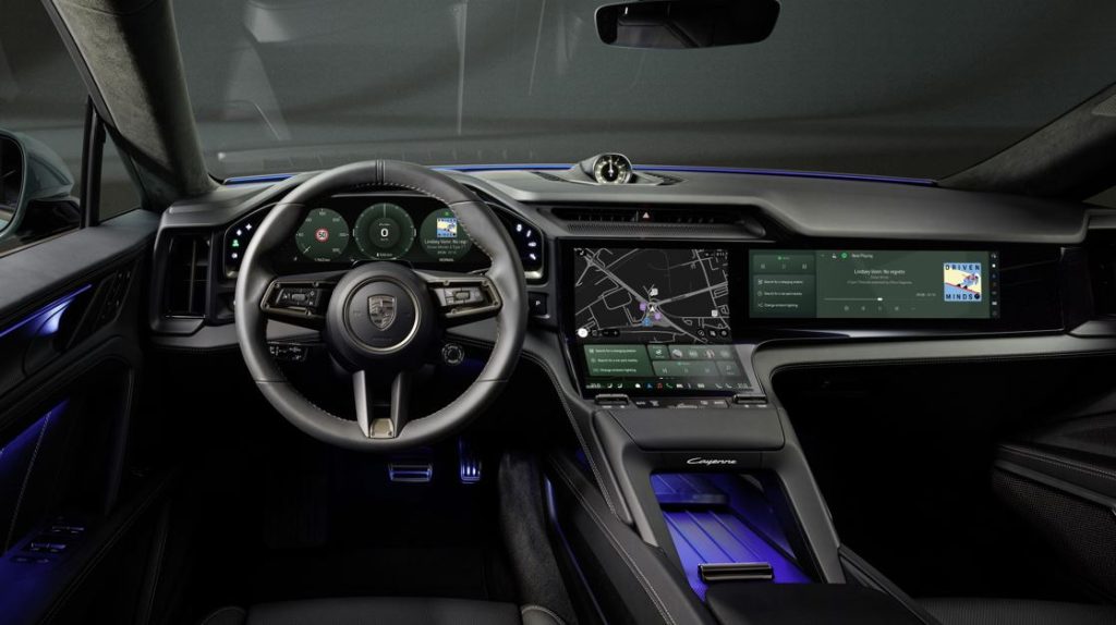 Porsche Cayenne eléctrico interior