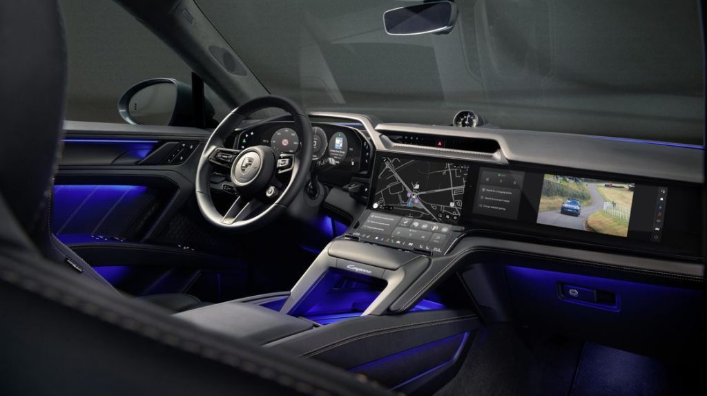 Porsche Cayenne eléctrico interior