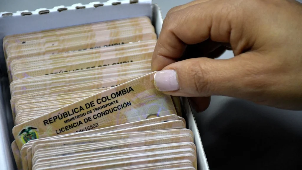 Licencia de conducción Colombia