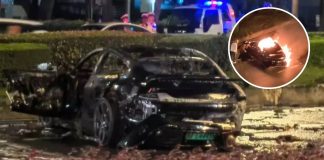 Xiaomi SU7 Ultra en llamas China