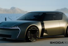 Škoda reimaginó el clásico 1000 MBX con estilo futurista Škoda 1000 MBX concept