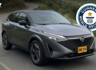 La Nissan Qashqai e-POWER obtiene récord como el EREV en recorrer la mayor distancia sin recarga externa: 1980 km Nissan Qashqai Record